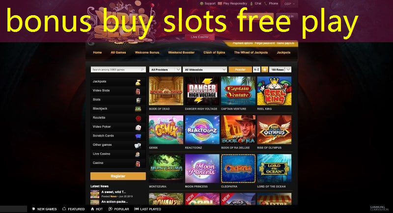 bonus buy slots free play